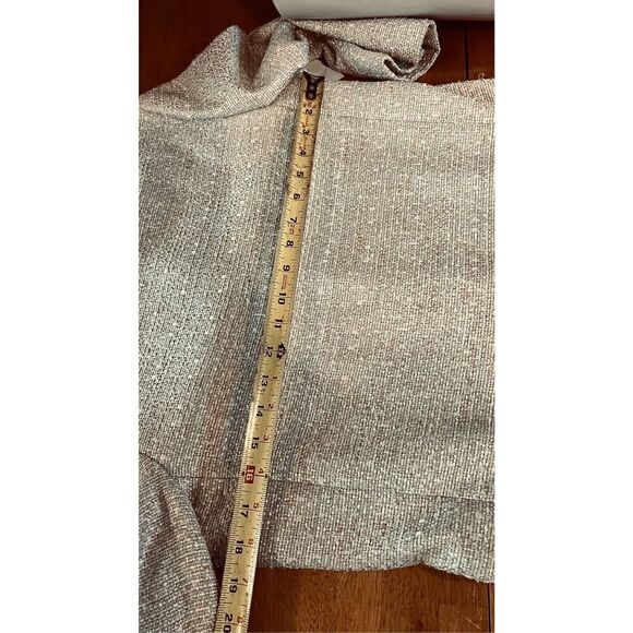 Charlotte Brody Jacquard Tweed Drop Waist Tan Dress SZ 12 - Picture 6 of 10